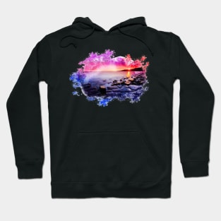 Lake Painting Hoodie